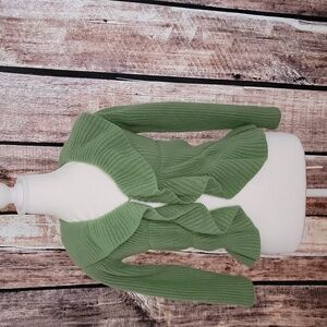 Lafayette 148 New York Size Small Ruffle Ribbed Cardigan